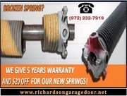 #1 Residential Garage Door Spring Repair company | Richardson,  TX