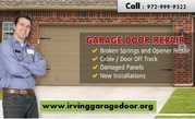 Emergency Garage Door Repair for $25.95 Irving,  TX