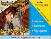 Emergency Garage Door Spring Repair for $25.95 Irving Dallas,  TX
