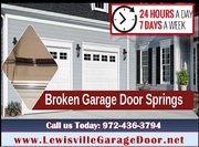 24/7 Garage Door Spring Repair ($25.95) Lewisville Dallas,  75056 TX