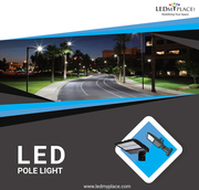 Get the Best Quality LED Pole Lights For Parking Lot,  Street,  hotels,  