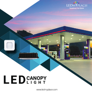 LED Canopy lights - A relaxing and safer lighting option for outdoors.