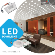 Style up your living space with classy LED downlights.