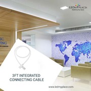Use 3ft Integrated Connecting Cable with the LED Integrated Tubes 