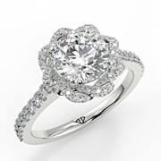 Checkout This Beautiful Forsythai Round Wedding Diamond Ring